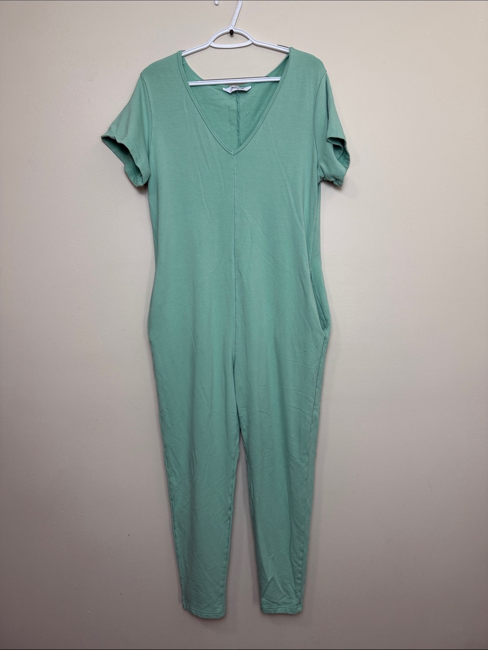 Smash + Tess  Mint V-Neck Short Sleeve Jumpsuit size M